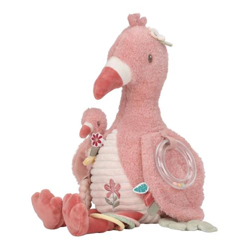 Little Dutch - Aktivitätskuscheltier Flamingo - Rosa